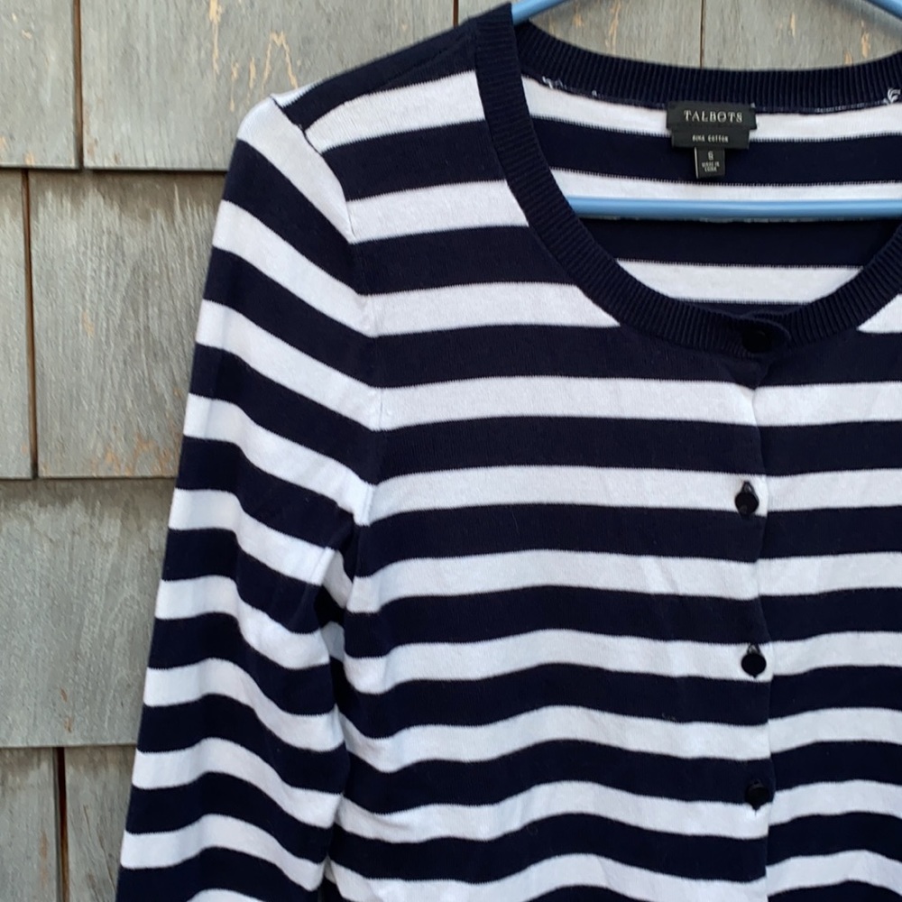 Talbots Button Down Sweater - image 3